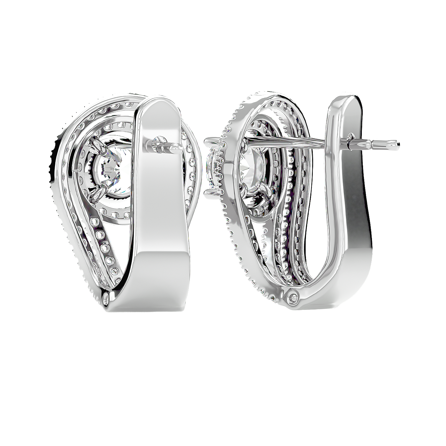 Flower Diamond Earrings