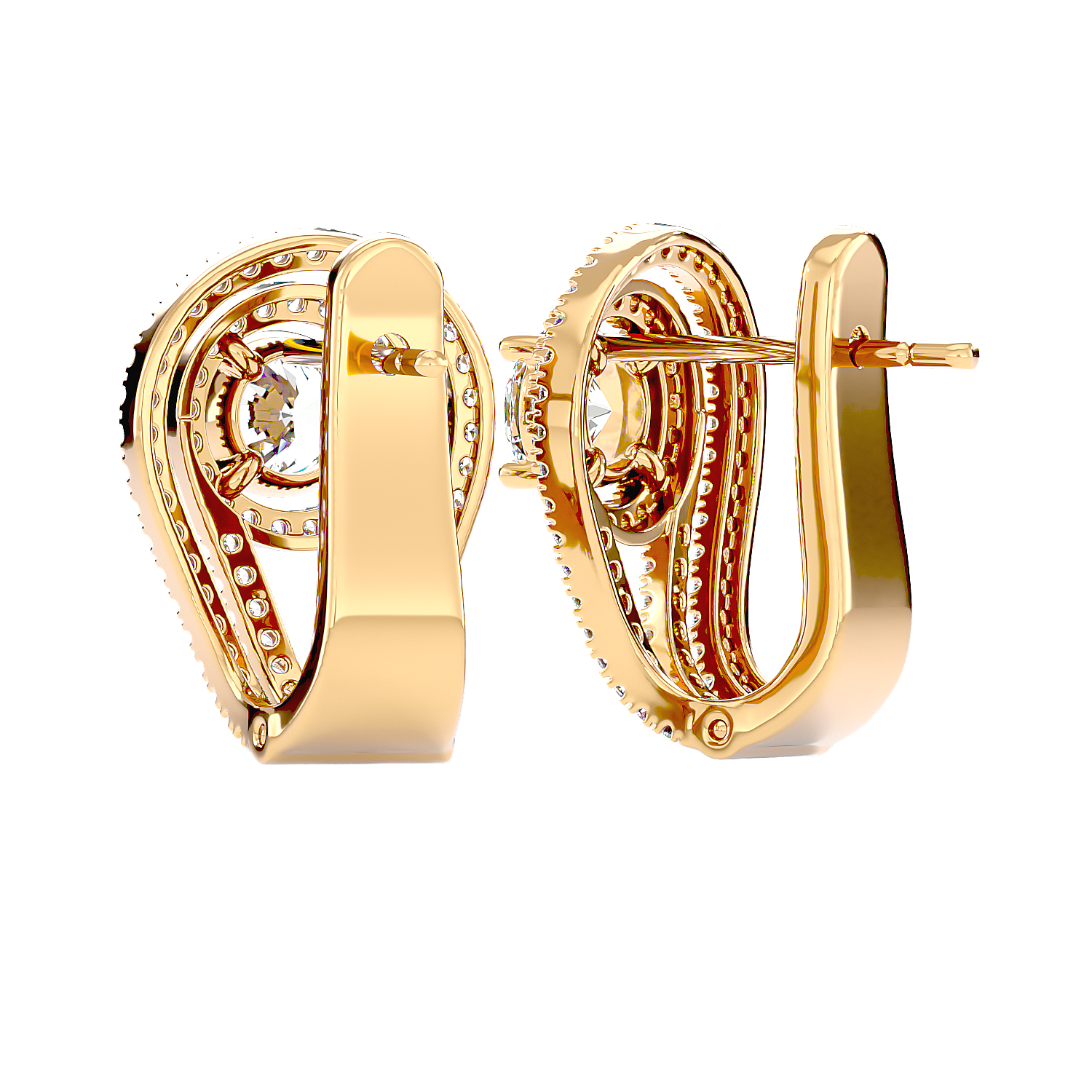 Flower Diamond Earrings