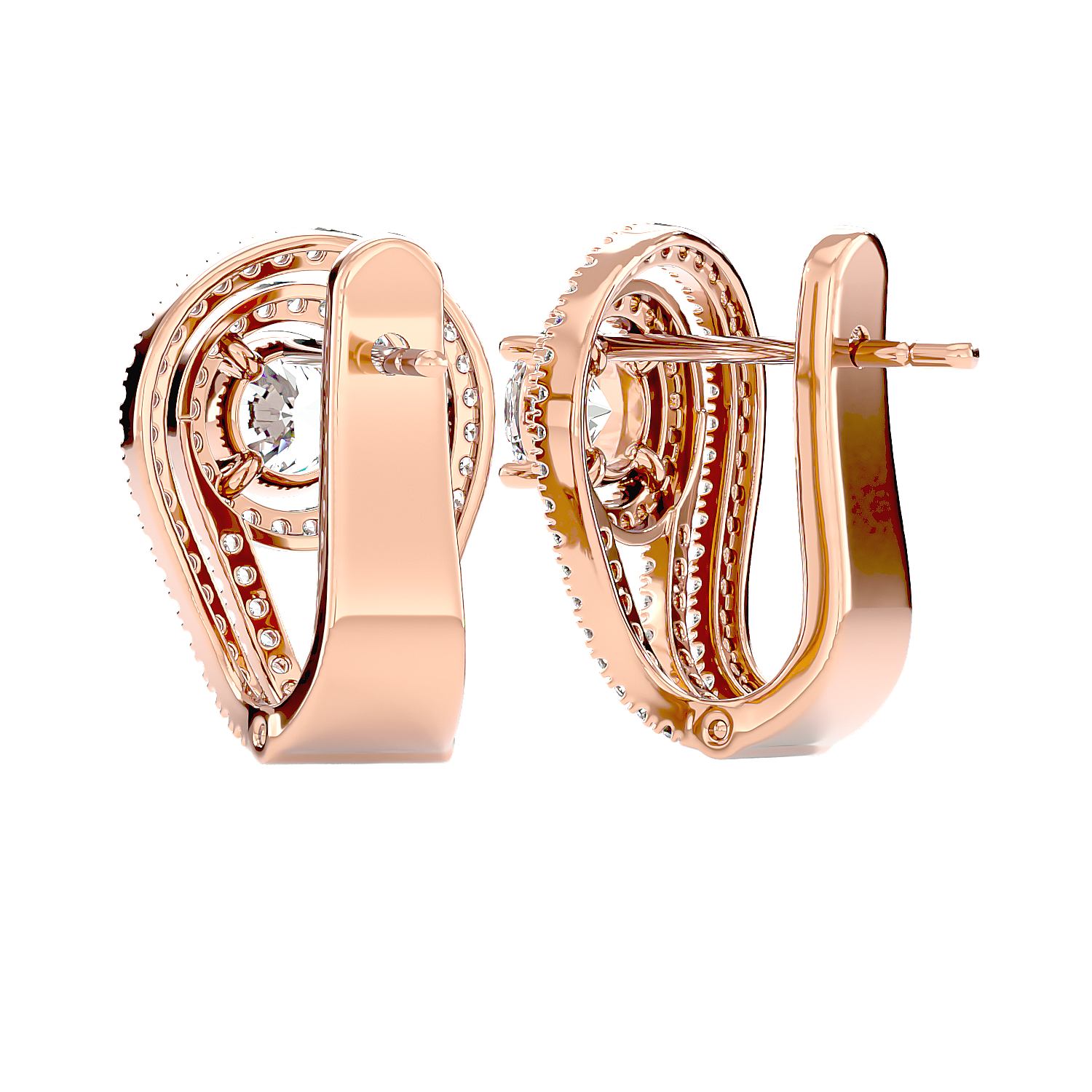 Flower Diamond Earrings