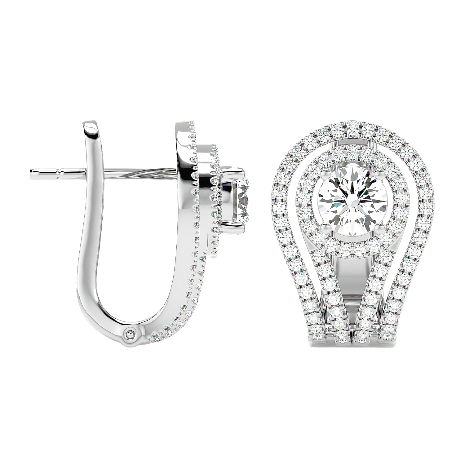 Flower Diamond Earrings