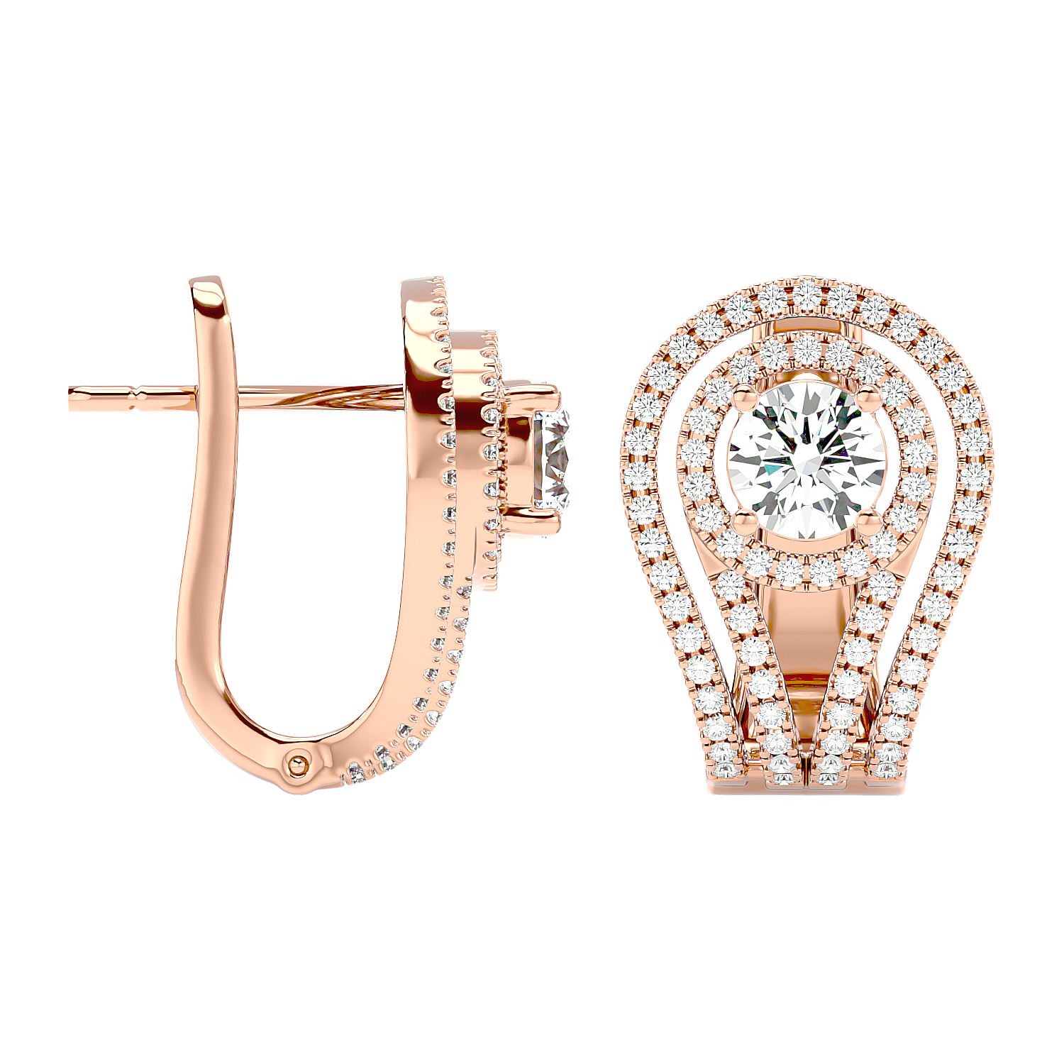 Flower Diamond Earrings