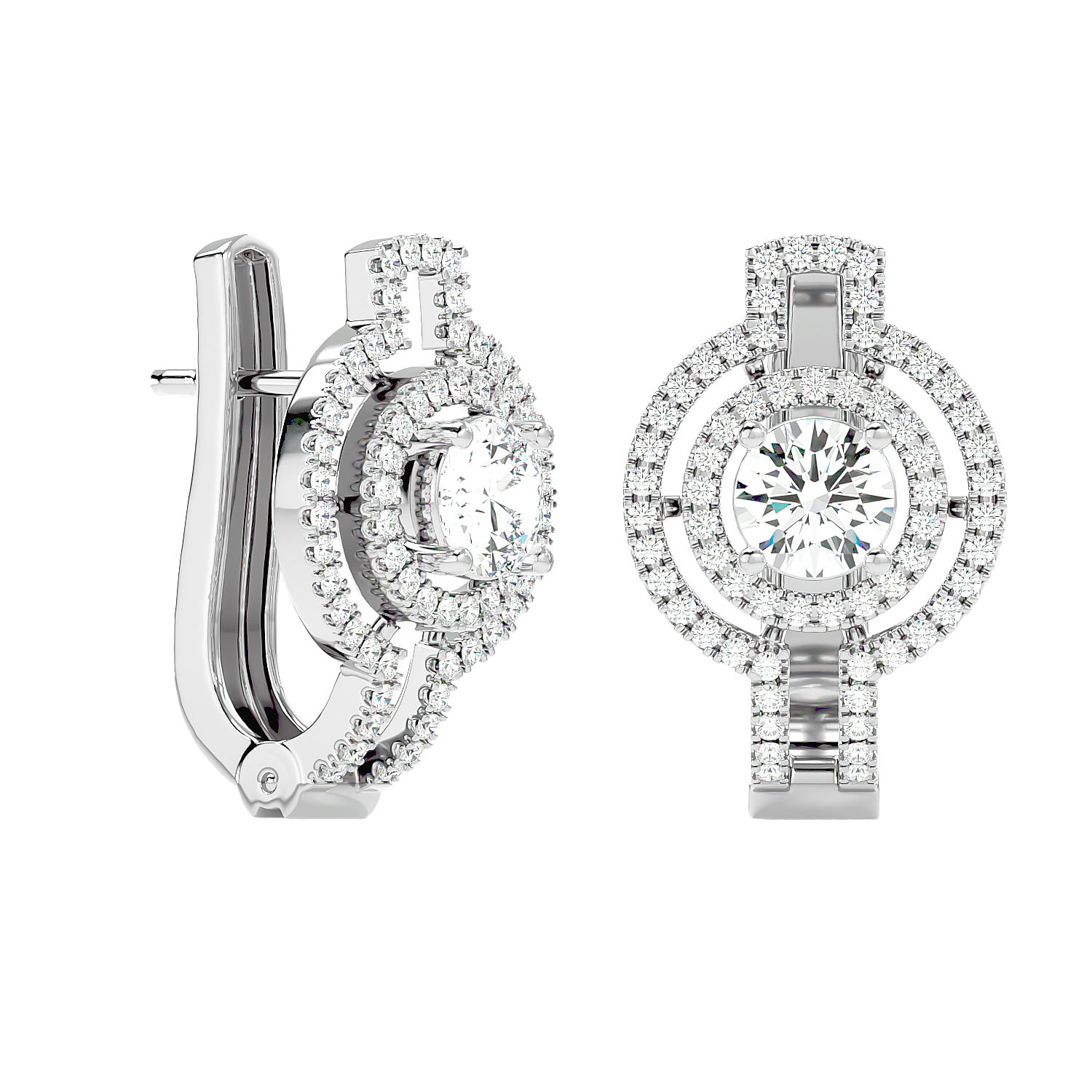 Infinity Diamond Earring