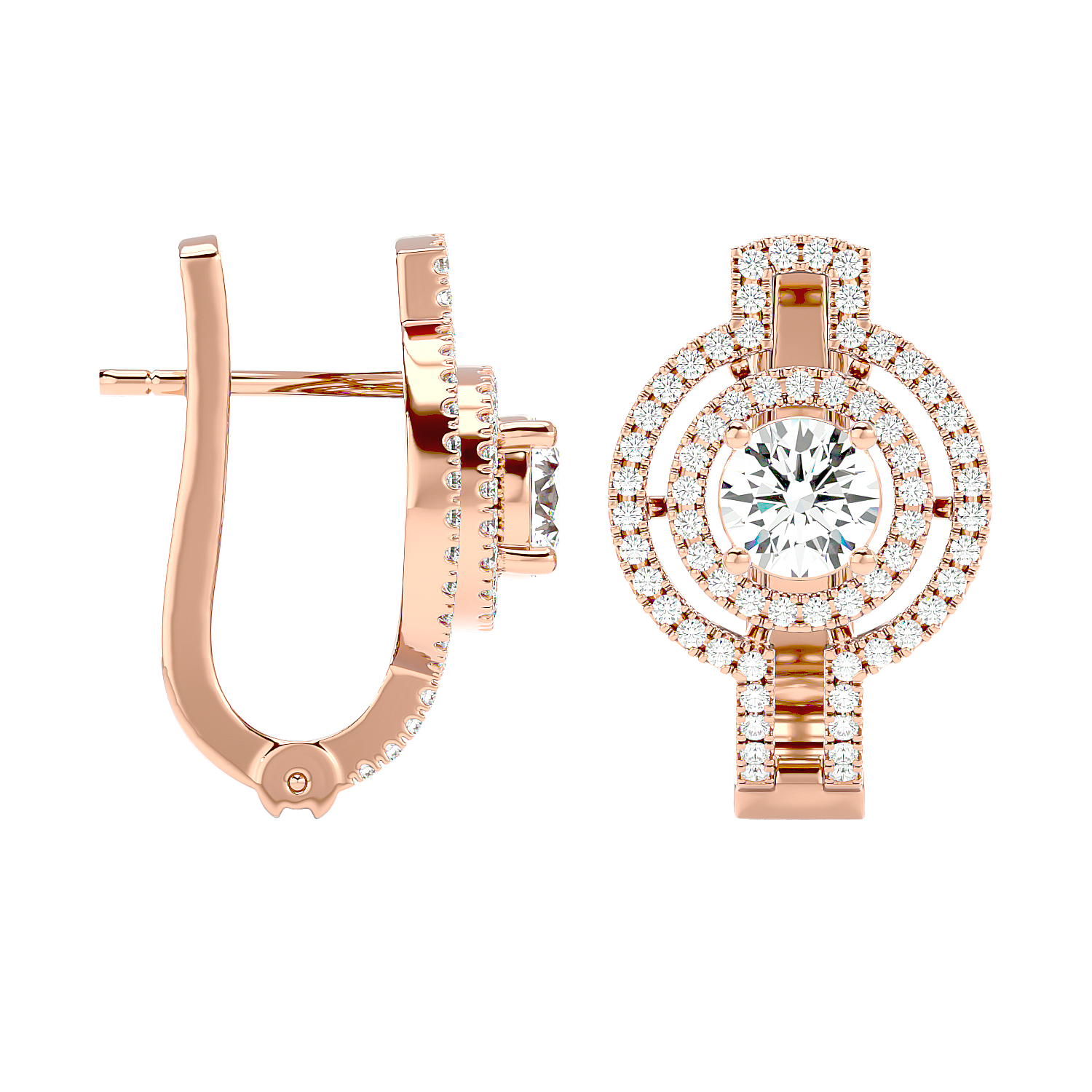 Infinity Diamond Earring