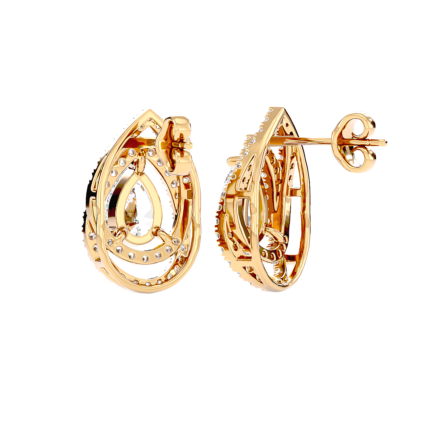 Treasure Diamond Earrings