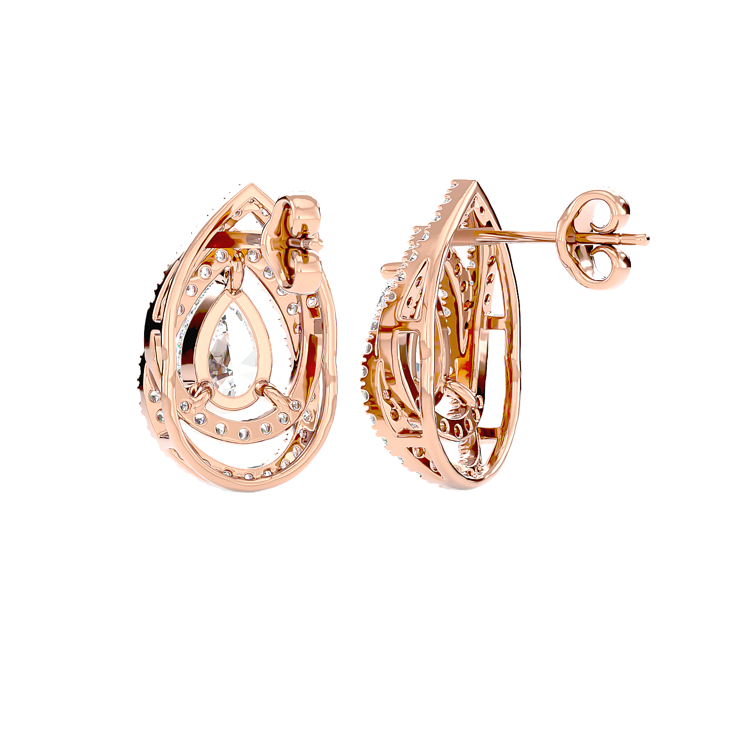 Treasure Diamond Earrings