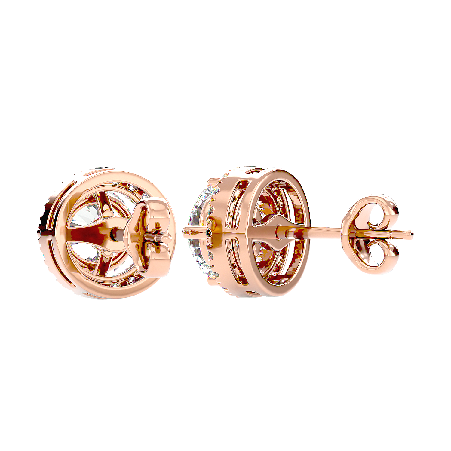 Twirl Diamond Earrings